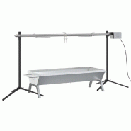 SOGO Ensemble barbecue automatique et plateau en acier inoxydable - 8720845642556