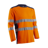 Tshirt rikka manches longues orange hv  marine COVERGUARD  5rik17000l