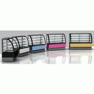 Vitrines réfrigérées pâtisserie ligne EVO - températures +2+4°C - structure montée avec options coloris Vitrines réfrigérées pâtisserie ligne EVO - températures +2+4°C - structure montée avec options coloris