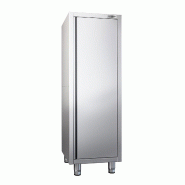 Armoire haute inox P 700 x H 1800 - 1 porte battante