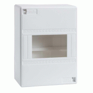 Boîtier de distribution OPALE MINI 2 modules matière auto-extinguible blanc 130×44×57 mm Schneider Electric - 610522