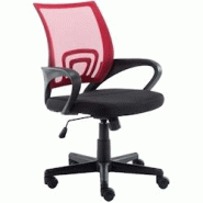 CLP Chaise de bureau Genius Rouge - rouge polyester 1037405 CLP Chaise de bureau Genius Rouge - rouge polyester 1037405