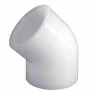 Coude 45° PVDF Femelle à Souder - Emboiture D 075 PN 20 - Référence 04AHIF075