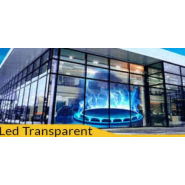 Ecran géant LED transparent GLASS, idéal pour les vitrines, restaurants, centres commerciaux, aéroports et musées