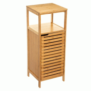 FIVE - Armoire de salle de bain haute en bambou 30,5 x 30,3 x 78,7 cm - marron Bambou JJ4453