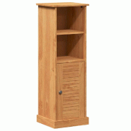 Helloshop26 - Armoire de salle de bain moderne rangement avec 4 étagères 37 x 34 x 110 cm en bois de manguier marron 02_0057911 - marron Bois massif