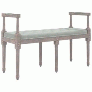 Helloshop26 - Banc banquette 110 x 40 x 70 cm velours gris clair 02_0010591 - 3000583182725 Helloshop26 - Banc banquette 110 x 40 x 70 cm velours gris clair 02_0010591 - 3000583182725