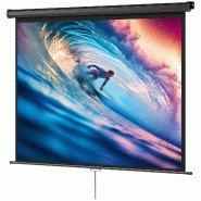 Helloshop26 - Écran de projection mural 181 x 8 x 138 cm verrouillage automatique surface sans plis occultante design en plastique 21_0000024 - méta