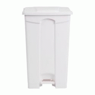 Jantex Poubelle à pédale 87 Litres en plastique blanche - 3701188034111 Jantex Poubelle à pédale 87 Litres en plastique blanche - 3701188034111