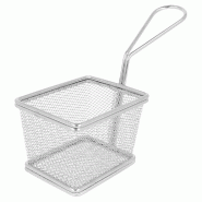 Mini friteuse inox 1 portion 10x7,8x7cm - par 6