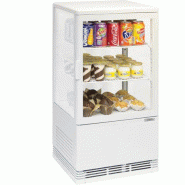 Mini vitrine réfrigérée positive 58 L Blanche | Casselin - CVR58LB