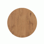 Plateau table hpl Chêne naturel Ø 70 x 1,2 cm