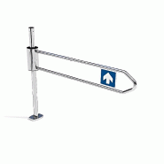 Portillon magasin extensible INOX - ouverture 0° à 90°, bras 765mm à 1120mm, signalisation, fermeture automatique Portillon magasin extensible INOX - ouverture 0° à 90°, bras 765mm à 1120mm, signalisation, fermeture automatique