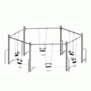 Portique de jeu 6 assises - phex6 - crea equipements Portique de jeu 6 assises - phex6 - crea equipements