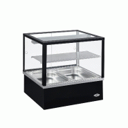 Roller Grill vitrine bain-marie 2 bacs GN 1/1 noire BMV 20 N - noir inox BMV 20 N