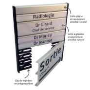 Signalétique intérieure modulable