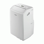 WHIRLPOOL Climatiseur Mobile 3200w 13.9m2 PACF212HPW - blanc 8003437629488