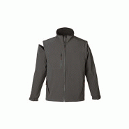 YANG VESTE 2/1 GRISE softshell manches amovibles_0