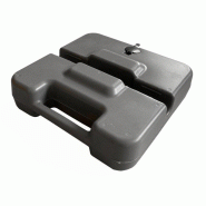 Base pour barrière d'intervention en PVC - version lestée ou non, stabilisation au sol - Oui