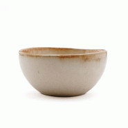 Bazar Bizar Bol en grès 11x11x5 cm blanc - Lot de 6 - blanc Grès POCE056W-S-MTR6