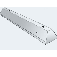 Butée de parking 85 kg - L 2m x l.0,20m x Ht 0,12m -  REF2230085