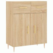 Helloshop26 - Buffet bahut commode armoire meuble de rangement organisateur cuisine salle de séjour salon sonoma 69,5 x 34 x 90 cm 02_0031667 - 30002 Helloshop26 - Buffet bahut commode armoire meuble de rangement organisateur cuisine salle de séjour salon sonoma 69,5 x 34 x 90 cm 02_0031667 - 30002