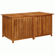 Helloshop26 - Coffre boîte meuble de jardin rangement 150 x 80 x 75 cm bois d'acacia solide 02_0013012 - Bois massif 3000710282724