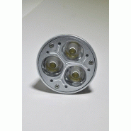 Ampoule à led 3x1w mr16 blanc chaud