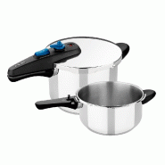 Monix Autocuiseur rapide Veloce M570005/ Ø22Cm/ 4+6L/ Couvercle en acier inoxydable - inox M570005