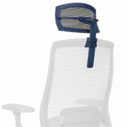 Appuie-tête pour chaise de bureau / chaise pivotante COLORE bleu hjh OFFICE - bleu plastique polypropylène 657707