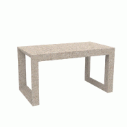 Banc design in & out FRAME - granit crème