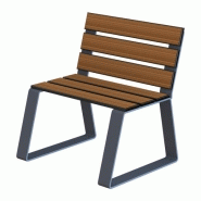 Banc public en bois buton industries bi 700 Banc public en bois buton industries bi 700