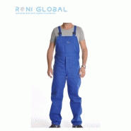 Cotte à bretelles de travail Bugatti en polyester et coton - 5 poches - P/C Bugatti PBV - Réf. pbv-07B560_0