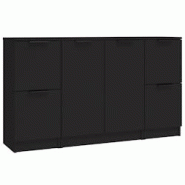 Helloshop26 - Buffet bahut commode armoire meuble de rangement organisateur cuisine salle de séjour salons 3 pcs bois d'ingénierie 02_0037155 - 3000 Helloshop26 - Buffet bahut commode armoire meuble de rangement organisateur cuisine salle de séjour salons 3 pcs bois d'ingénierie 02_0037155 - 3000
