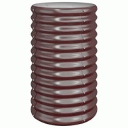 Helloshop26 - Jardinière bac lit surélevé plantes fleurs terrasse jardin de jardin acier enduit de poudre 40 x 40 x 68 cm marron 02_0038574 - 30002 Helloshop26 - Jardinière bac lit surélevé plantes fleurs terrasse jardin de jardin acier enduit de poudre 40 x 40 x 68 cm marron 02_0038574 - 30002