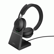 Jabra Evolve2 65 Casque Sans fil Arceau Bureau/Centre d'appels USB Type-C Bluetooth Noir
