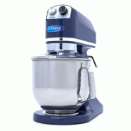 Mixer planétaire professionnel 7 L - 11 vitesses, 2 kg de pâte - bleu acier