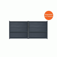 Portail battant persienne traversant - 2500 / 1200_0