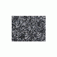 Tapis anti-poussiere figeac gris 40x60cm polyamide semelle pvc renforce
