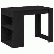 VidaXL Bureau avec tiroir et étagère chêne noir bois d'ingénierie Modèle Boréal Panorama Outdoor - 858687 VidaXL Bureau avec tiroir et étagère chêne noir bois d'ingénierie Modèle Boréal Panorama Outdoor - 858687