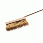 Brosse Four à pizza soies en laiton 150cm manche inox GI-METAL
