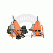 Casse jante pour la séparation de la jante et du pneu - IRIS MEC - SR - pour VHU et recyclage