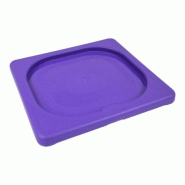 Couvercle Polypropylène Clippé GN 1/6 - HACCP Violet - Gastroland - violet plastique polypropylène 3701666003950