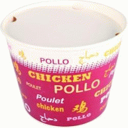 Firplast Pot chicken bucket avec couvercle en carton 3700 ml (x200) - multicolore 3760059541714 Firplast Pot chicken bucket avec couvercle en carton 3700 ml (x200) - multicolore 3760059541714