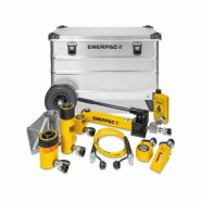 SC20HTBEW, 20 tonnes, quatre vérins hydrauliques et ensemble de boîte à outils sur roues de pompe à main