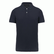 KARIBAN Polo Supima® manches courtes homme Navy M 100% Coton - M multicolore 3663938159638