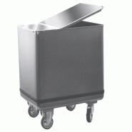 KBS Gastrotechnik KBS Chariot à farine - Chariot à ingrédients 105 litres sur roues - 50290005