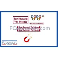 Kit sérigraphie balisage ASVP bordeaux magnétique pour véhicule léger et petits utilitaires Kit sérigraphie balisage ASVP bordeaux magnétique pour véhicule léger et petits utilitaires