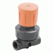 Microvanne PVC à membrane EPDM - Référence 31VMHV012E - Femelles à coller D 012 PN 10 - Pression 10 bar