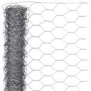 Nature grillage métallique hexagonal 1 x 10 m 25 mm acier galvanisé 409373